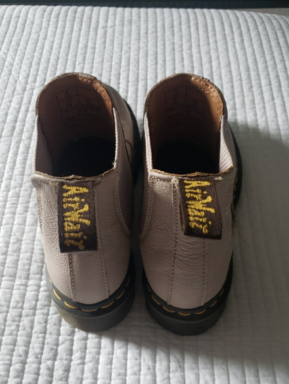 Dr. Martens Docs Ankle Boots in Light Beige - Never Worn - Picture 4 of 5